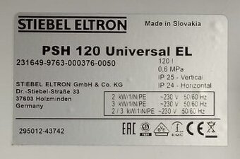 Ohřívač vody - PSH 120 Universal EL
