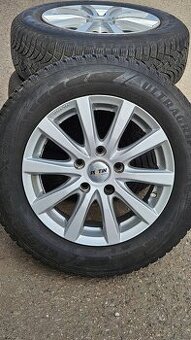Alu kola Kia 5x114,3 R15 – 98% pneu Goodyear zimní