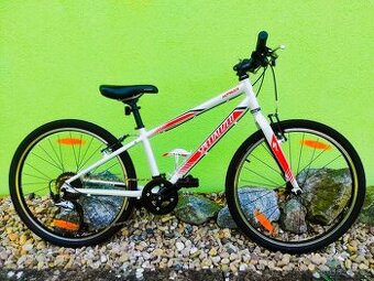 Značkové dětské kolo SPECIALIZED 24" (bílá/červená)