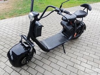Elektrický Harlej/Chopper Lera 1000w 60V, NOVÁ najeto  14 14