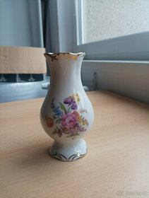 Krásná pozlacená porcelánová váza Pirken-Hammer zal.1803