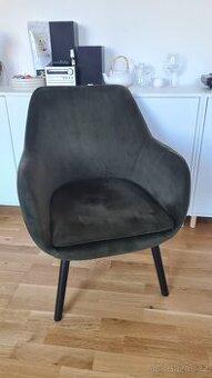 Křeslo Jysk UDSBJERG velur samet