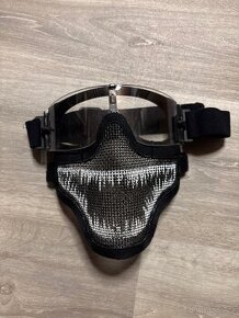 Prodám airsoft ochranou masku s brýlemi