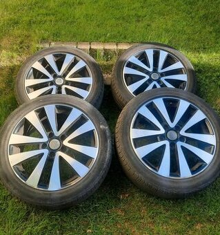 Alu kola vw 5x112 r17 7j et54 letni pneu 225/45/17