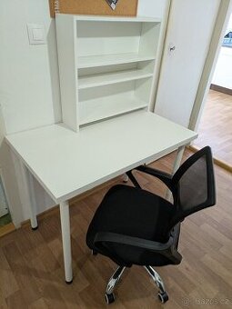 Stůl IKEA Linnmon / Adils + kancelářská židle
