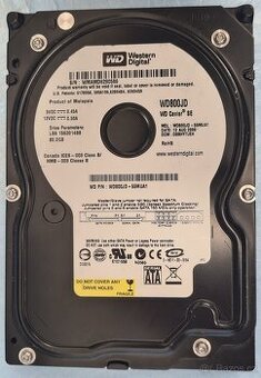 WD Caviar SE 80GB 7,2K 8MB SATA II 3,5'' WD800JD