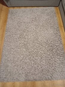 Koberec 200x140 cm béžová, vyska vlasu 3 cm - 1