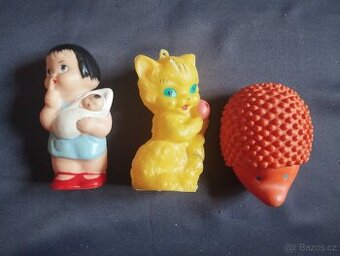 Retro gumové hračky