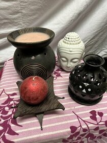 Aromalampy,svícny, cena za vse - 1