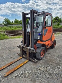 Vysokozdvižný vozík LINDE H40D nosnost 4000kg, volný zdvih