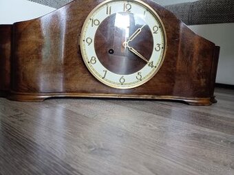 Kienzle starožitný krbové stolní hodiny Německo