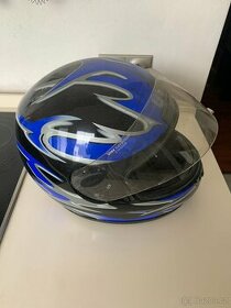 motocyklová helma Uvex , integrální helma Lazer, obě vel. M
