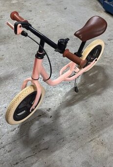 Dětské 10" odrážedlo Runride 500 růžovo-béžové