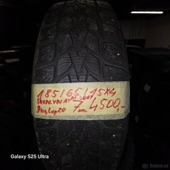 Prodám zimní obuté kola na škodu vw.audi. seat.185 65/15