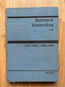 Betonové konstrukce I. díl, z roku 1966