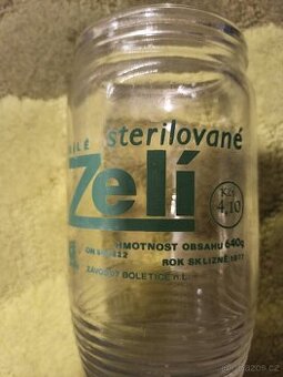 Retro sklenice Zeli Boletice nad Labem 1977