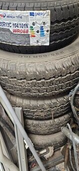 Kola MB Sprinter 6x130 s pneu Kumho 225/65R16C,  8.7mm