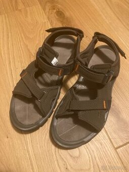 Pánské kožené turistické sandály Decathlon