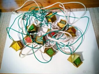 Stará, vánoční světýlka na stromeček - lucerničky