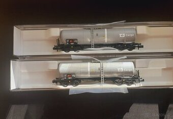 Dva cisternove vozy CD Cargo v meritku N