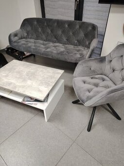 Sedací souprava + konferenční stolek