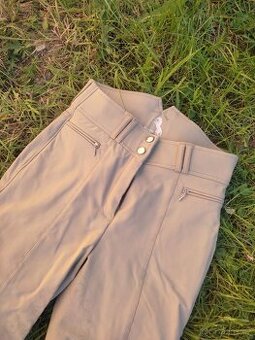 Závodní letní světle béžové rajtky Horze GRIP