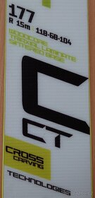 Lyže Lusti CCT 177 cm, r 15 m - 1