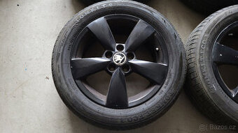 Original letní ALU kola 15" 5x100 Škoda Rapid, Fabia 3