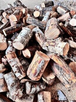 Palivové dřevo- štípaná bříza