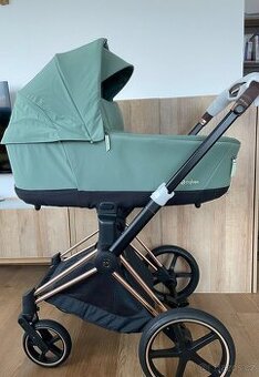 Kočárek Cybex Priam Rosegold Leaf Green