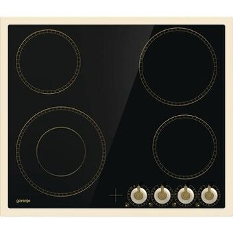 Sklokeramická varná deska Gorenje Retro EC642CLI černá