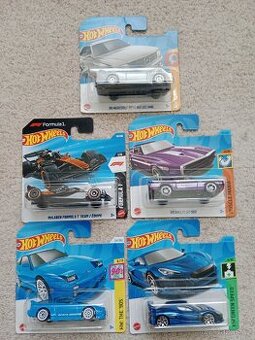 Hot wheels F1 McLaren, mercedes benz, rimac, Shelby