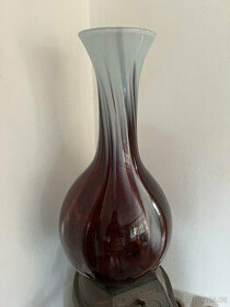 Designová váza skleněná 62cm