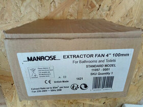 Koupelnový ventilátor MANROSE - 1