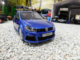model auta VW Golf 6R modrý Otto mobile 1:18