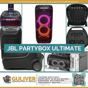 JBL Partybox 320 / Ultimate - PRONÁJEM PARTY VYBAVENÍ