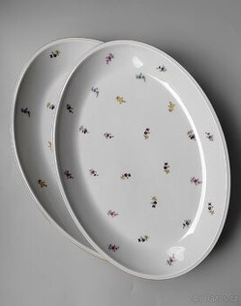 Sada servírovacích porcelánových talířů Weimar (1921-1928)
