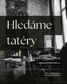 Hledáme tatéry - pronájem křesla/ léhátka na tetování
