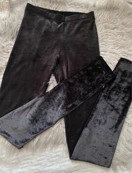 Semišové leginy H&M vel. XS, 120 kc