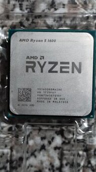 Ryzen 5 1600 AM4 6j./12vl. 3,2-3,6 GHz TDP 65W PCIE 3.0x16+4