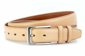 Pánský kožený opasek M3554 o šířce 3,5 cm - 1