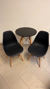 Jídelní set 1 + 2, stůl OSLO 60 + židle YORK OSAKA
