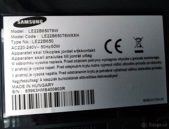Televize samsung le22b6