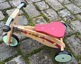 Dřevěné odrazedlo,trikolka Playtive