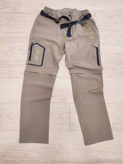 Trekové outdoor kalhoty - khaki barva
