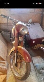 ČZ 175 Sport + vozík motex. Originál s TP