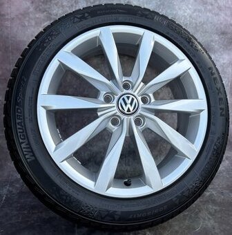 Originální Alu kola 5x112 VW Golf 205/50/17 DOT22