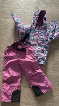 Zimní /Softshell kombinéza komplet dívčí