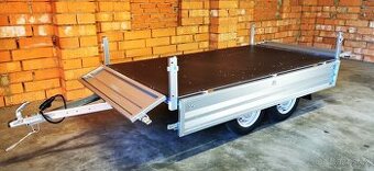 Přívěsný vozík  250x142x35 kola pod 2x750 kg