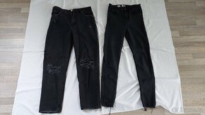 2x dívčí/dámské rifle/džíny a kalhoty New Yorker, Bershka